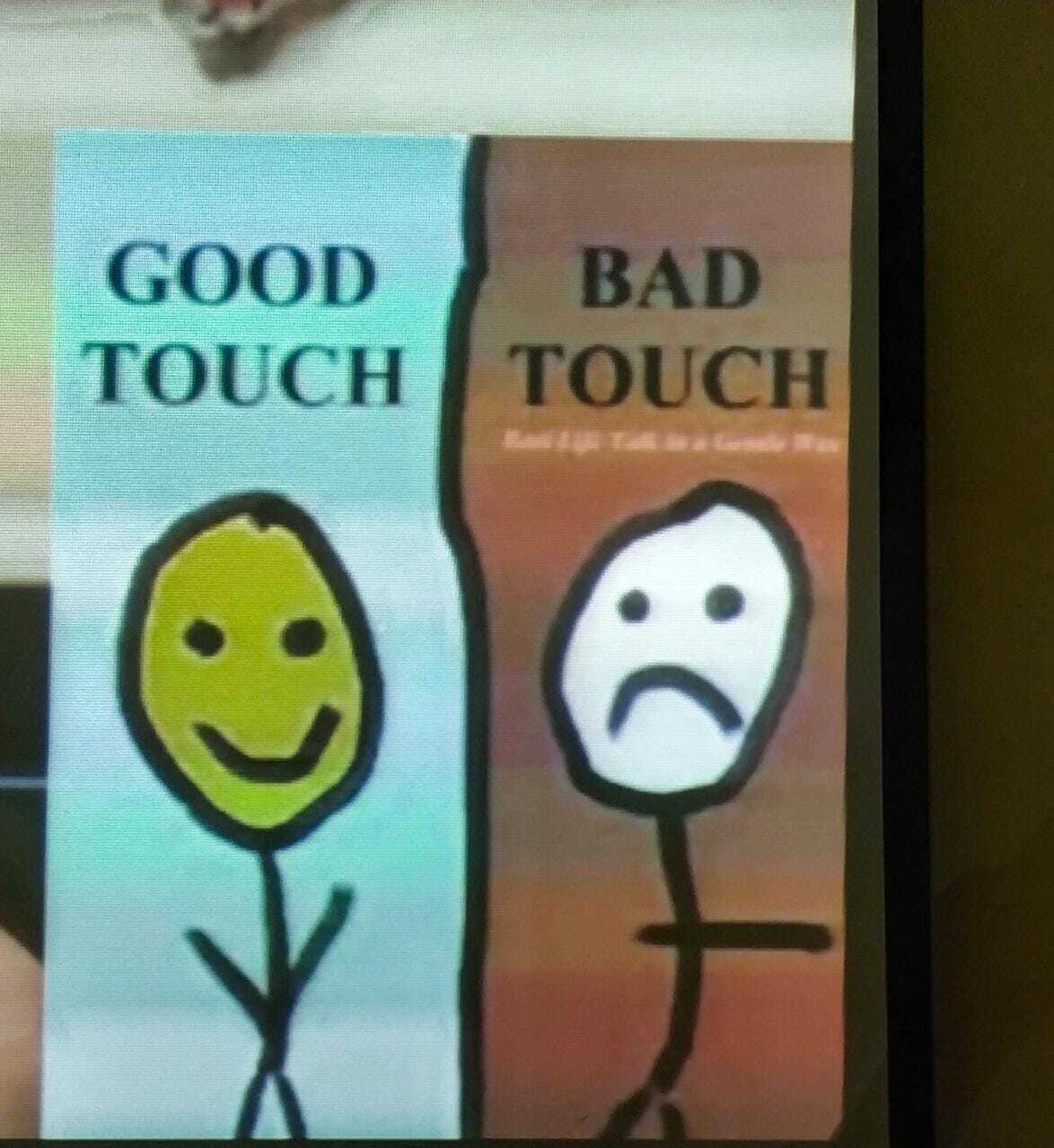 Educating children on good touch and bad touch-Class I
